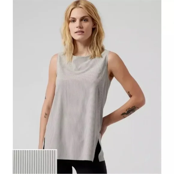 Athleta Zephyr Refined Striped Tank - Picture 1 of 7